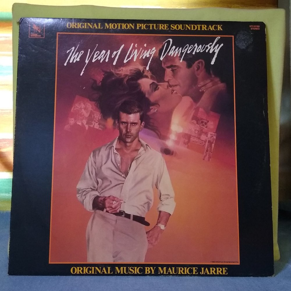 The Year Of Living Dangerously 1983 Soundtrack Mel Gibson Vinyl record Minty